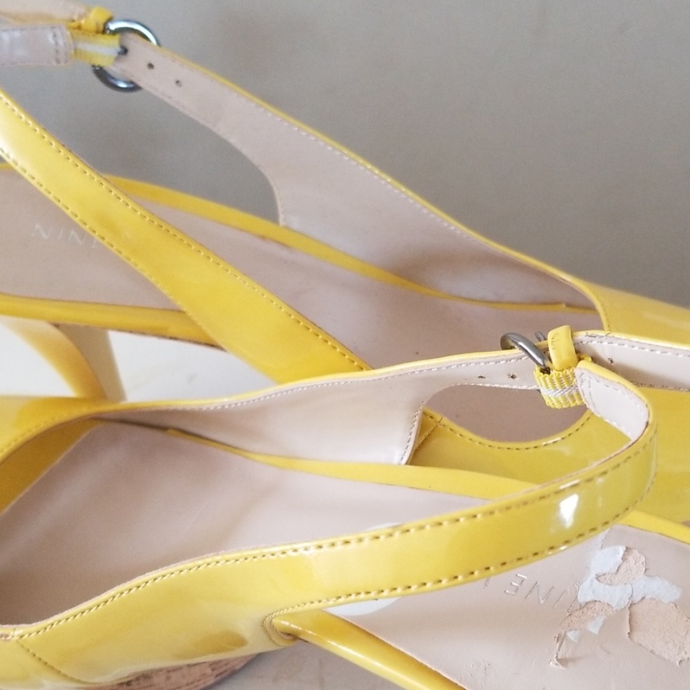 Yellow shoes